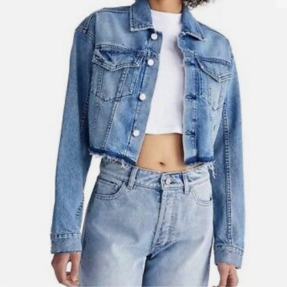 DL 1961 Annie Cropped Denim Jacket